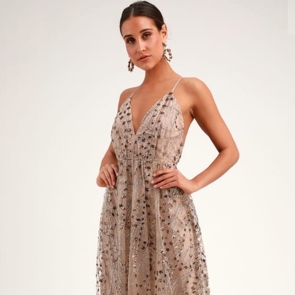 Glittery Prom Dress